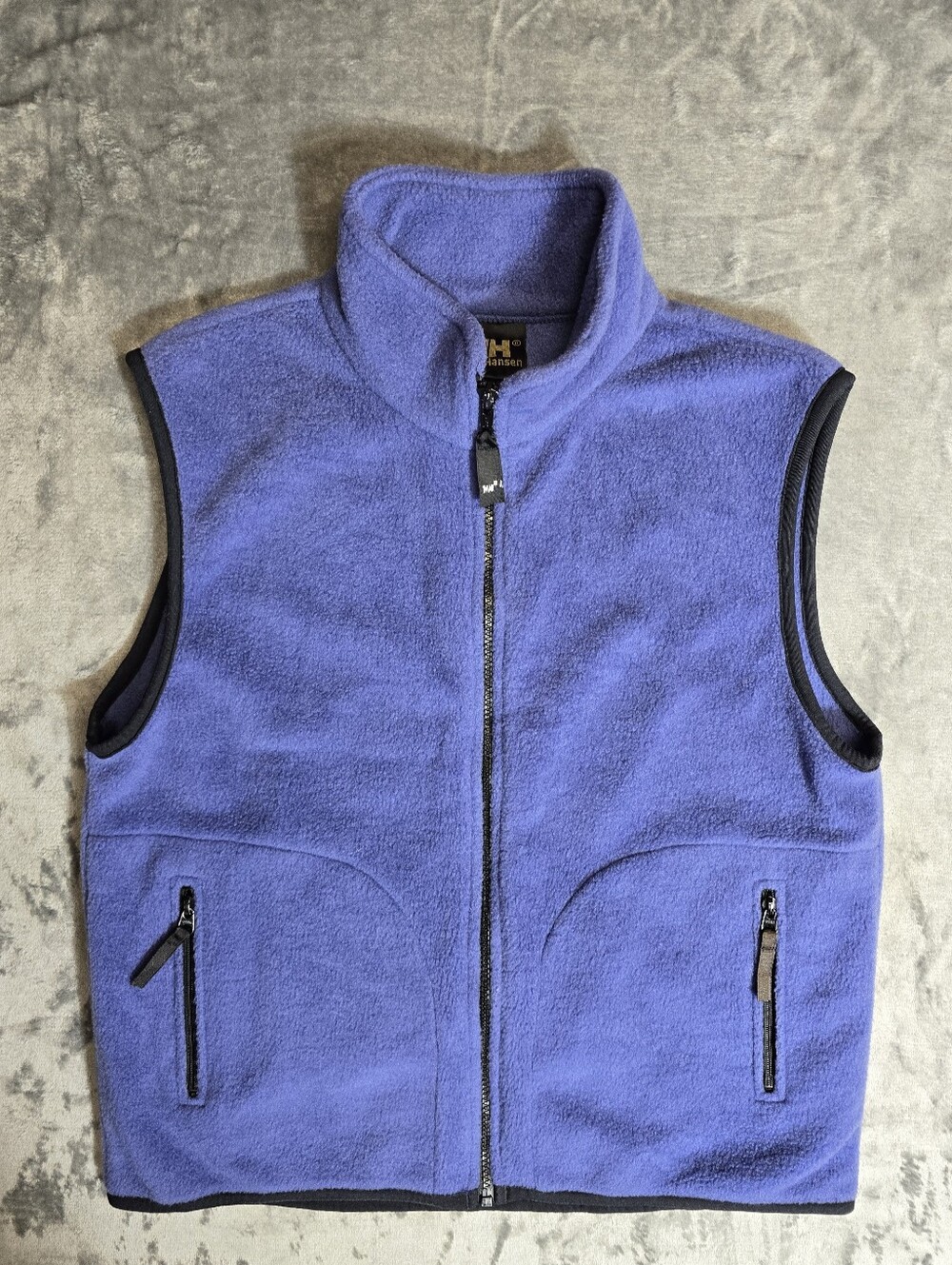 Vintage Helly Hansen Fleece Vest Size Large Fits Medium Made In USA - Picture 1 of 3
